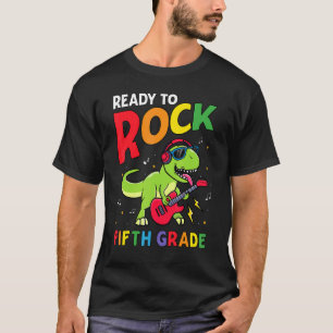 Bereit zum Rock 5. Grad Dinosaurier zurück nach SC T-Shirt