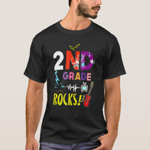 Bereit zum Rocken der 2. Klasse Zweiter Lehrer Kin T-Shirt