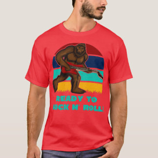 Bereit zum Rock'n'Roll von Big Foot Sasquatch Desi T-Shirt