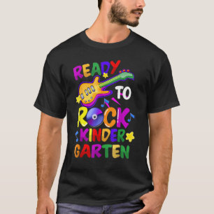 Bereit zum Rocks Kindergarten zurück zum Schullehr T-Shirt