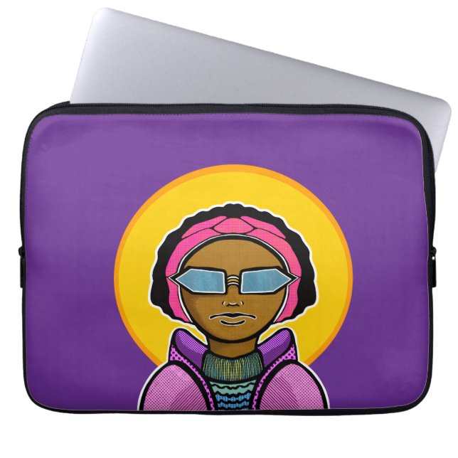 Bereit zum Skifahren Laptopschutzhülle (Vorderseite)