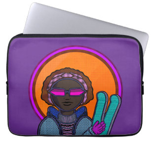Bereit zum Skifahren Laptopschutzhülle