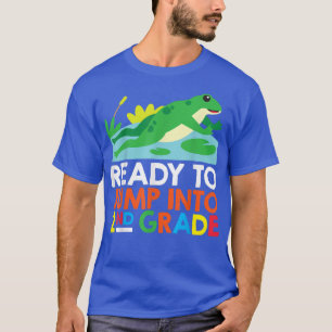 Bereit zum Sprung in den zweiten Grade Frog zurück T-Shirt