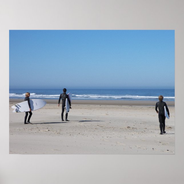 Bereit zum Surfen Poster (Vorne)
