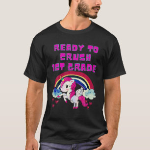 Bereit zum Zerkleinern der 1. Klasse. Dabbing Einh T-Shirt