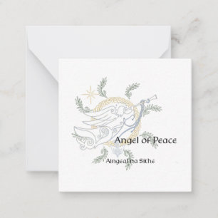 Bereit zur Farbe keltischer Mandala Weihnachtskart Mitteilungskarte