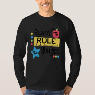 Bereit zur Regelung der Schule Pre-K Student Lehre T-Shirt