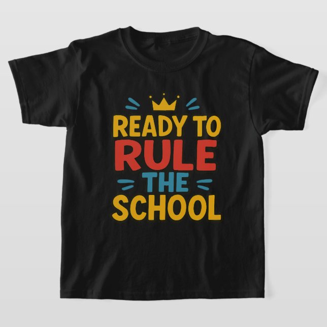 Bereit zur Regelung der Schulkinder zurück zur Sch T-Shirt (Ablage )