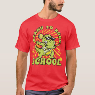 Bereit zur Rock School TRex T-Shirt