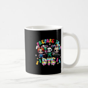 Bereite dich auf Dye Oster Horror Charaktere Famil Kaffeetasse