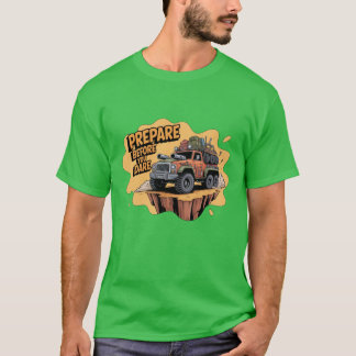 Bereite dich vor, bevor du wagst - Cartoon über da T-Shirt