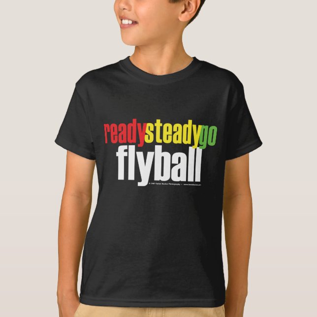 Bereite stabile gehen Flyball T-Shirt (Vorderseite)