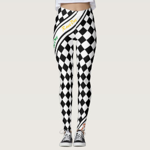 Bereiten Sie den 4 Schwarz-weißen Leggings