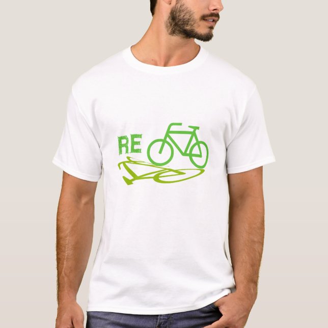 Bereiten Sie Fahrradentwurf auf T-Shirt (Vorderseite)