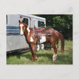 "Bereiten Sie für die Fahrt " vor Postkarte