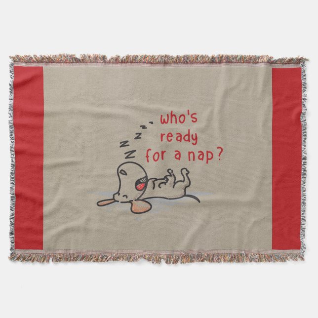 Bereiten Sie für ein Nickerchen vor? Werfen Sie Decke (Vorderseite)