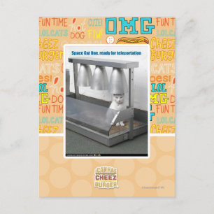 Bereiten Sie für Teleportation vor Postkarte