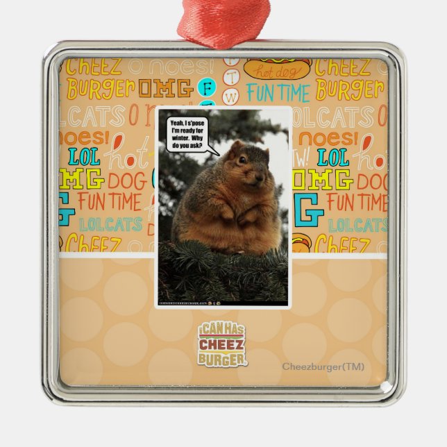 Bereiten Sie für Winter vor Ornament Aus Metall (Vorne)