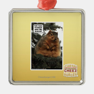 Bereiten Sie für Winter vor Silbernes Ornament