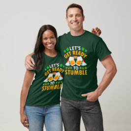 Bereiten Sie sich auf den "Stumble Funny St. Patri T-Shirt