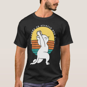 Bereiten Sie sich auf Stretching und seine Retro Y T-Shirt