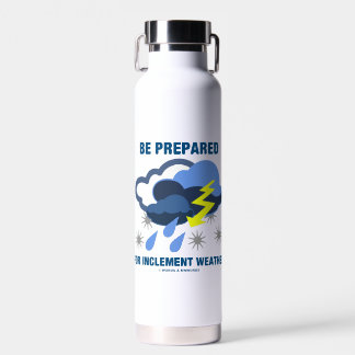 Bereiten Sie sich auf ungesunde Wetterwolken vor Trinkflasche