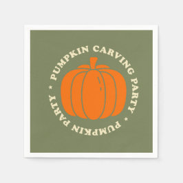 Bereiten Sie sich auf unseren alljährlichen Kürbis Serviette
