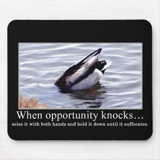 Bereiten Sie sich für neue Gelegenheiten vor Mousepad (Vorne)