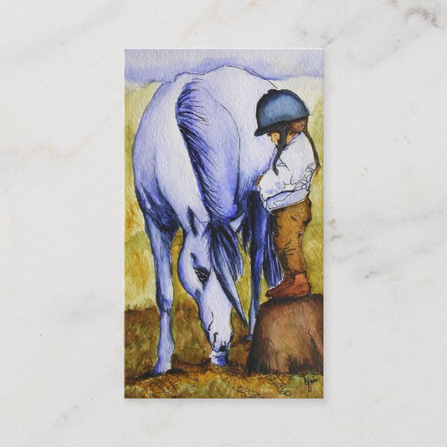 Bereiten Sie vor, um (Einhorn-) Visitenkarten zu Visitenkarte