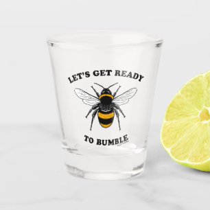 Bereiten wir uns auf die Hummel vor Schnapsglas