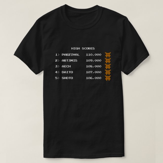 Bereiter Anzeigetafel-T - Shirt des Spieler-einer (Design vorne)