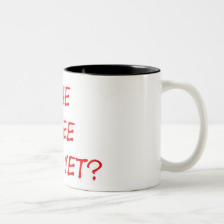 bereites Rot des Kaffees Zweifarbige Tasse