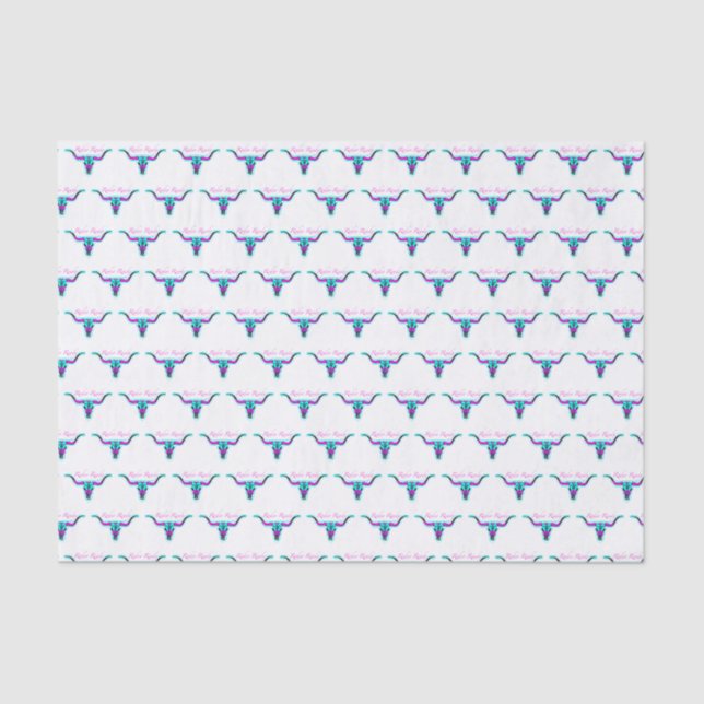 Bereites Seidenpapier des Rodeos (Vorderseite)