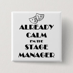 Bereits Calm Ich bin Bühne Manager Button