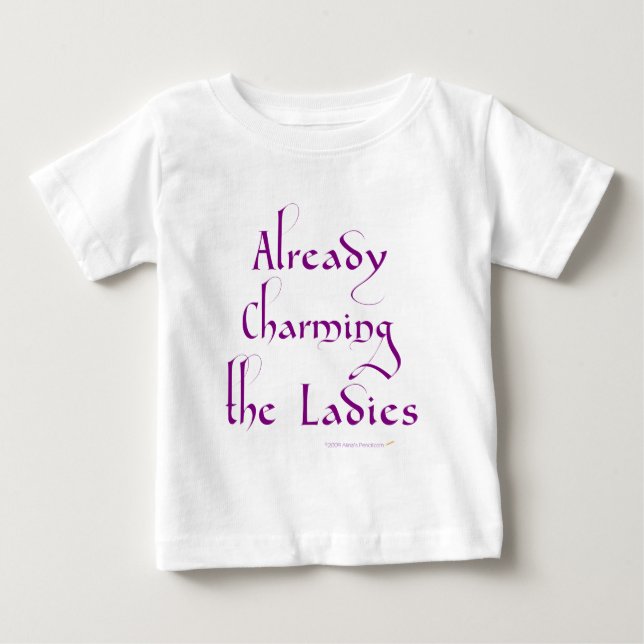 Bereits Charming Ladys Säugling Shirt (Vorderseite)