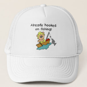 Bereits gehakt auf Fischen-T-Shirts und Geschenken Truckerkappe