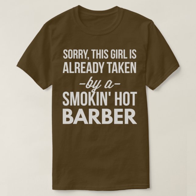 Bereits von einem Smokinx27 heißen Barber eingenom T-Shirt (Design vorne)