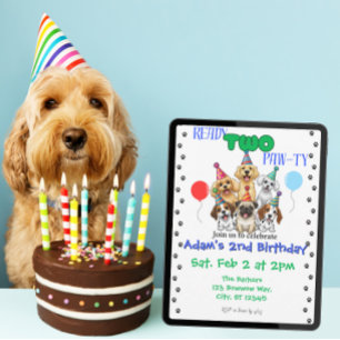 Bereits zum zweiten Geburtstag Einladung