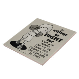 Bereitschaft zur Bekämpfung Fliese