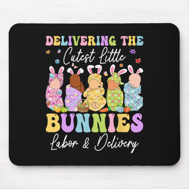Bereitstellung der Niedlichen kleinen Bunnies Land Mousepad (Vorne)