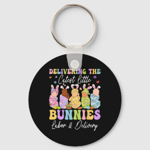 Bereitstellung der Niedlichen kleinen Bunnies Land Schlüsselanhänger