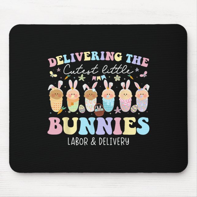 Bereitstellung der Niedlichsten Bunnies Osterarbei Mousepad (Vorne)