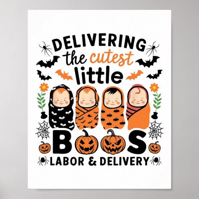 Bereitstellung der Niedlichsten Pumpkins Arbeit un Poster (Vorne)