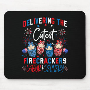 Bereitstellung Niedlicher Feuerwehrleute - Arbeit Mousepad