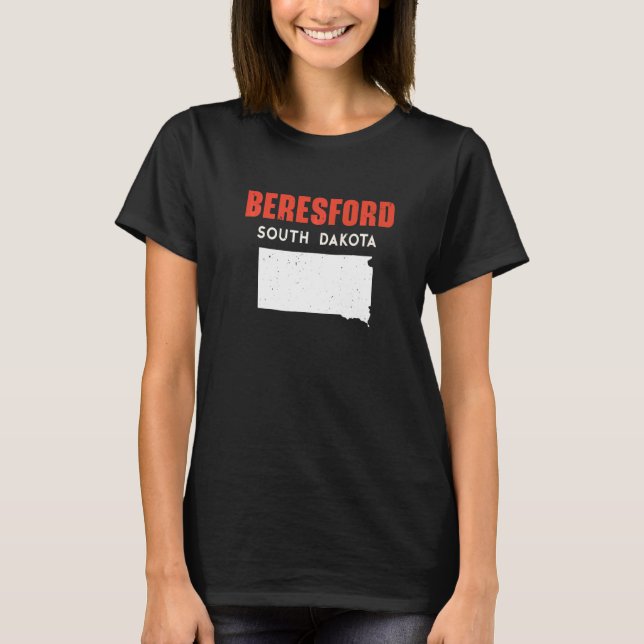 Beresford South Dakota USA Staat America Travel So T-Shirt (Vorderseite)