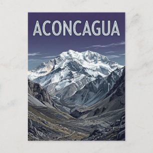 Berg Aconcagua Postkarte