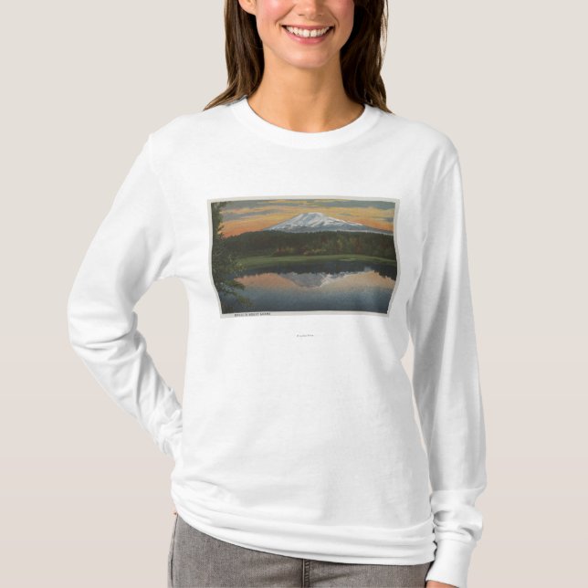 Berg Adams, Washington - Ansicht des Berges T-Shirt (Vorderseite)