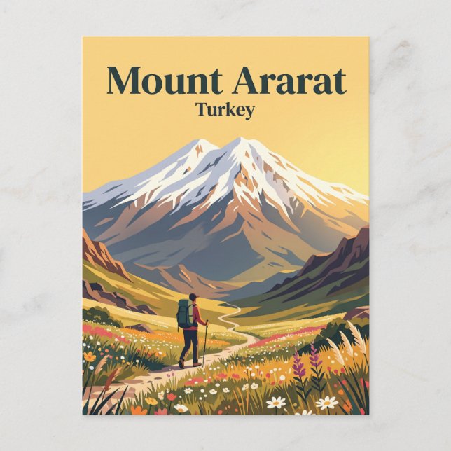 Berg Ararat Türkei Postkarte (Vorderseite)