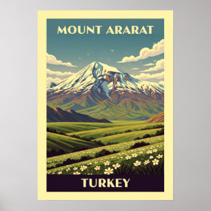 Berg Ararat Türkei V02 Poster