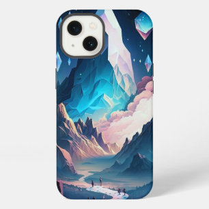Berg aus Kristall Fantasy Landschaft Case-Mate iP iPhone 13 Hülle